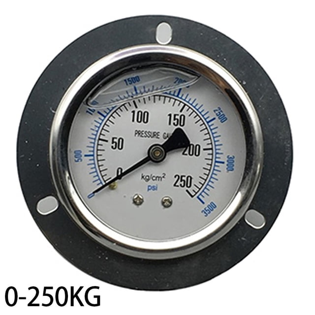 1 Pc For Yn-60Zt Axial Edge Seismic Pressure Gauge Oil Pressure Hydraulic Meter