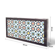 Biggdesign Star Backgammon Set with Magnetic Closure, 19.7 Inch Scratch Resistant Folding MDF Board Game, Premium Checkers and Dice, Gift Box, Made in Türkiye