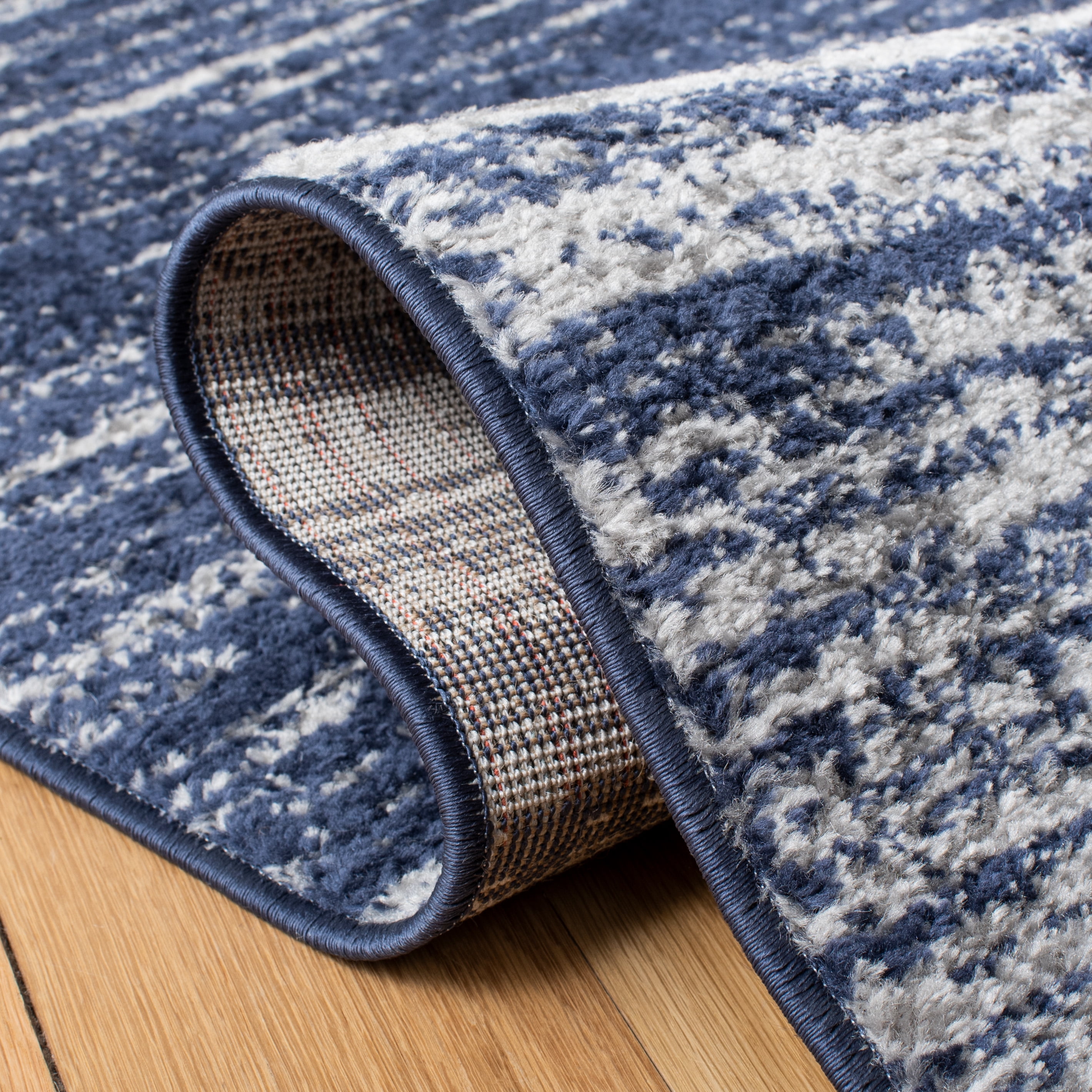 Safavieh Adirondack Esmond Striped Area Rug, Navy/Gray, 6' x 8'