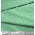 thumbnail image 2 of Soimoi Green Moss Georgette Fabric Anchor Hook & Small Country Flag Print Fabric by the Yard 42 Inch Wide, 2 of 3