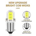 thumbnail image 4 of High quality10x BA9S Car LED T4W H6W LED CANBUS COB 2LED Bulb Car Interior License Plate Light Marker Reading Auto Lamp White 6000K 12V, 4 of 5