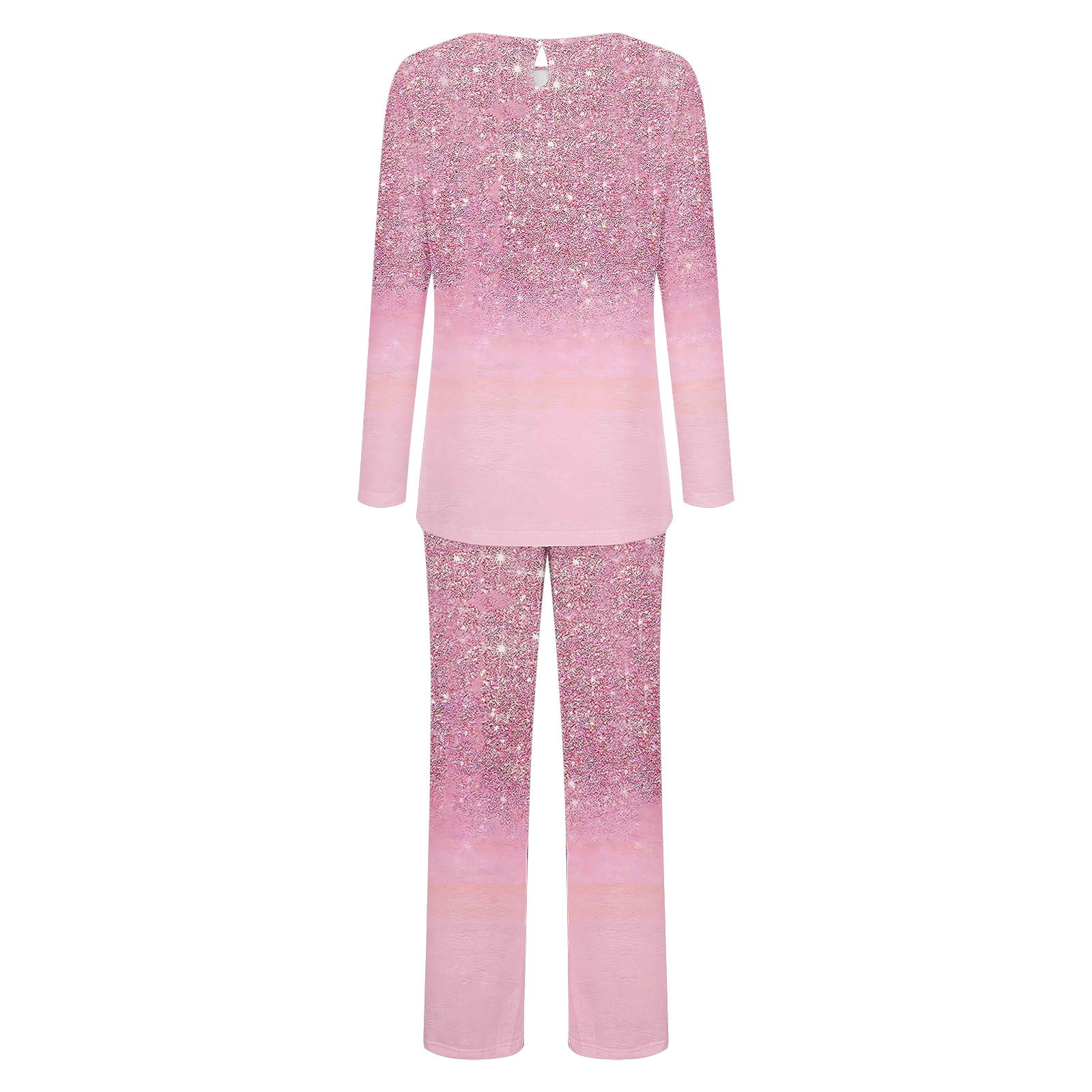 Pyjama Femme Hiver 2 Pièces - Ensemble Chaud En Coton à Carreaux, Manches Longues, Taille élastique Avec Poches