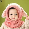thumbnail image 1 of Bonnet d'Hiver Chaud pour Bébé Filles Garçons avec Capuche et Cache-Oreilles Tricoté, 1 of 7