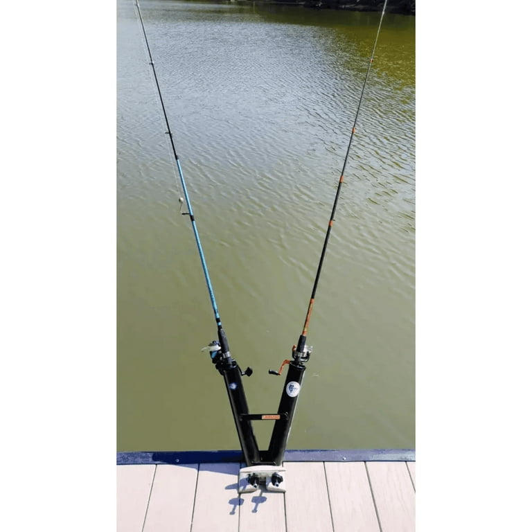 Fishing Rod Holder for Docks and Piers - Dock-It Fisher Fishing Rod Holder for Docks and Piers - Dock-It Fisher