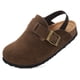 thumbnail image 1 of Sandalias sin cordones de piel de gamuza para niños pequeños de Clogs ZUSERIS, 1 of 6