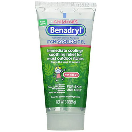 2 Pack - Benadryl Children's Anti-Itch Cooling Gel 3oz