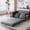 Gray, variant on BedLuxury 51" Foldable Loveseat Sofa Bed ,Futon with Storage Pocket, Mordern Sleeper Couch for Small Space,Gray