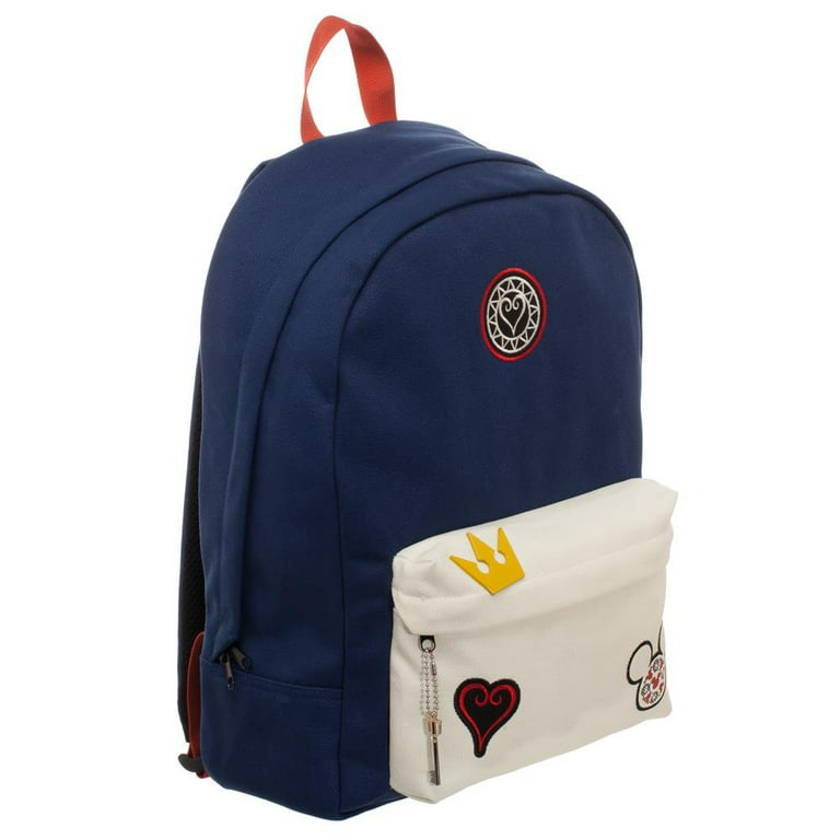 Bioworld Kingdom Hearts Bag - Navy Blue and White Backpack with