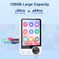 thumbnail image 2 of Reproductor MP3 joliker de 128 GB con Bluetooth 5.3, pantalla táctil completa, 2 of 7