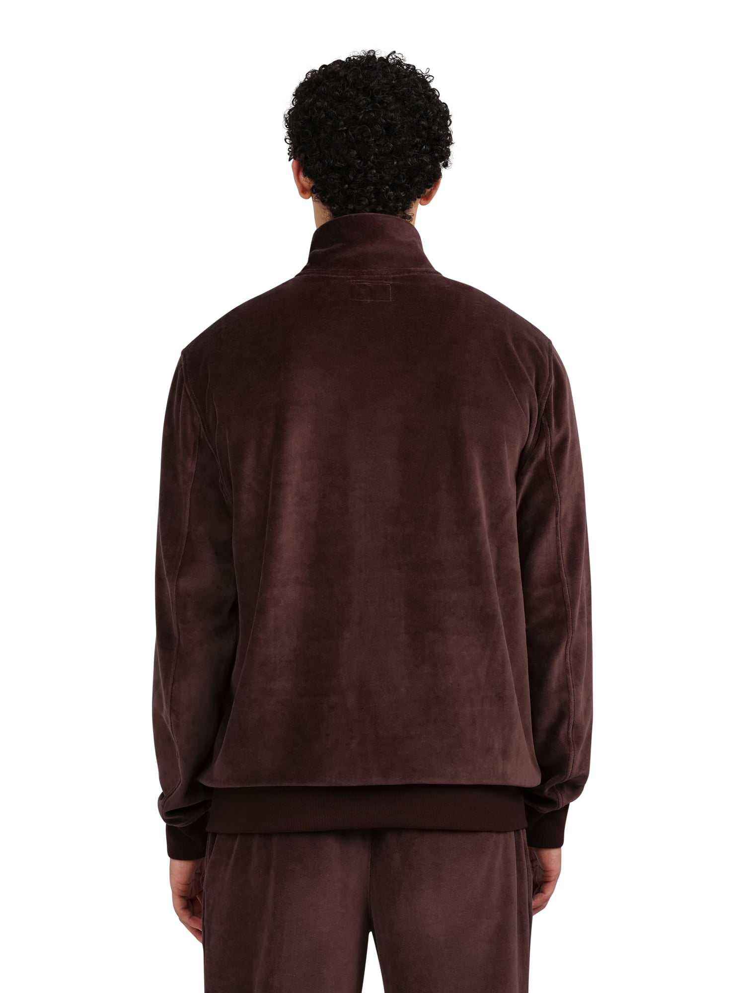 Dogg Supply Men's Velour Jacket with Zippered Pockets, Sizes XS