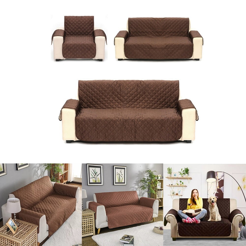 Sofa Covers Quilted Throw Washable Anti Slip Cover Couch Furniture Protector Pet Walmart