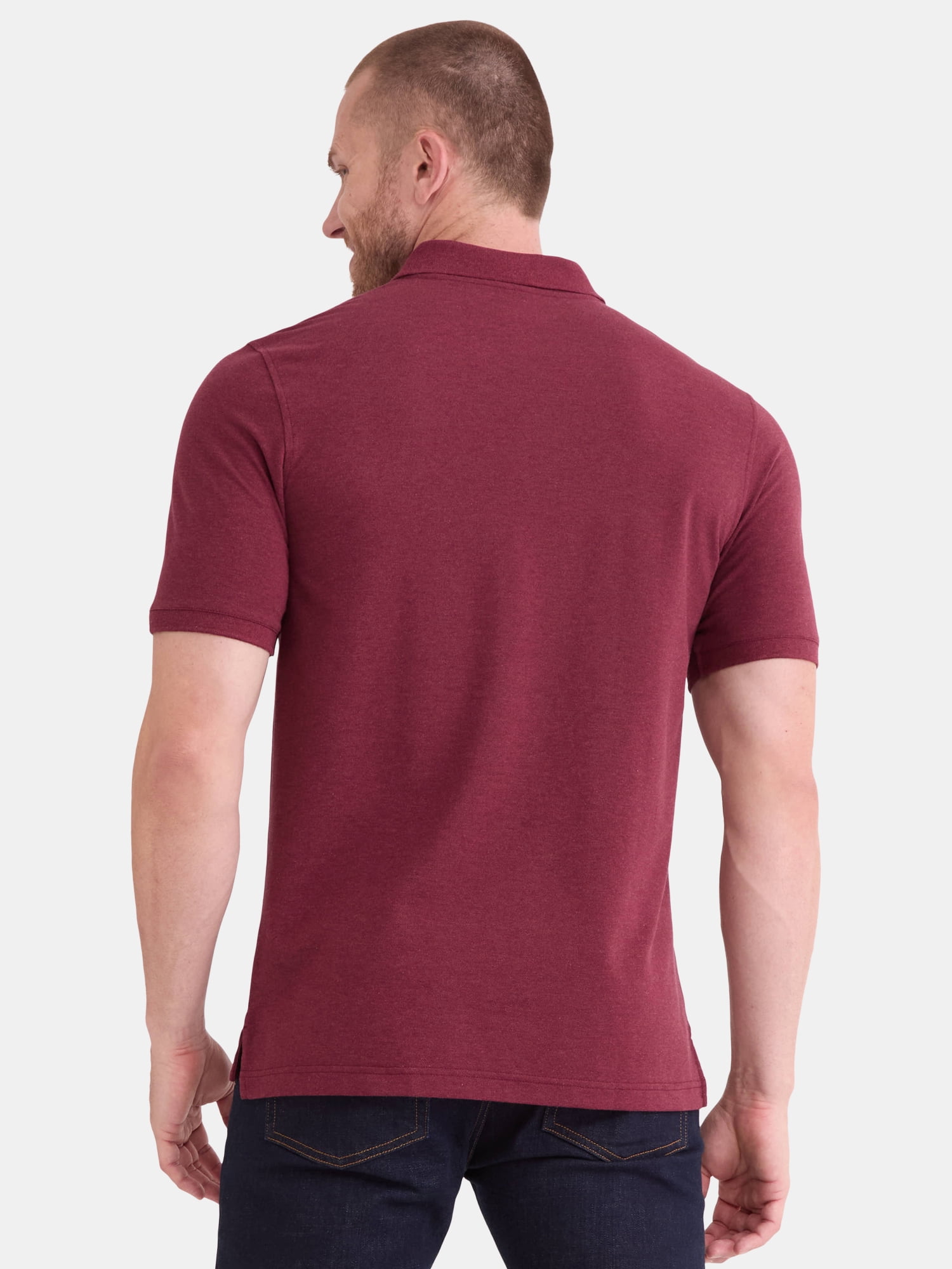 George Men’s and Big Men’s Pique Polo Shirt, Sizes XS-3XL