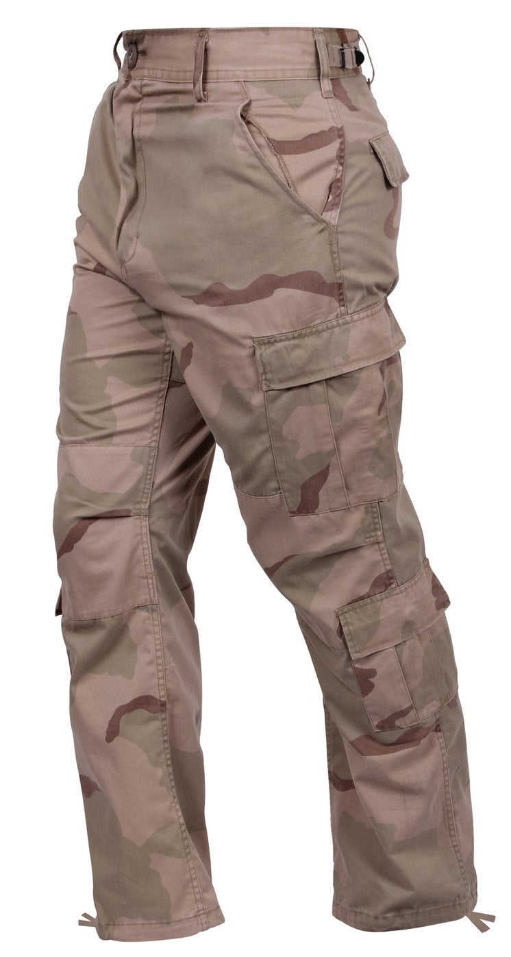 Rothco Camo Tactical BDU Pants - Tri-Color Desert Camo, Large | Walmart ...