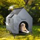 thumbnail image 5 of Caseta para perros Nidouillet 48, grande, para uso exterior e interior, resistente a la intemperie, 5 of 7