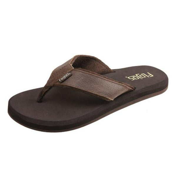 Flojos - Flojos Mens Cole II Sandal, Brown - Size 8 - Walmart.com ...