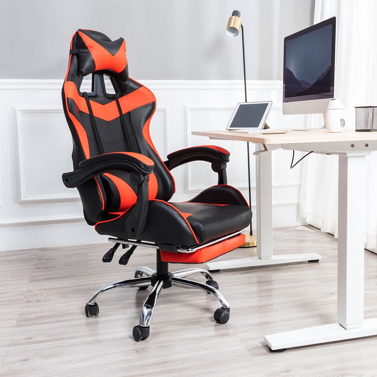 PC Gaming Chair for Adults, Large Size High Back Computer Desk Office