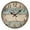 A, variant on Wall Battery Operated Silent Non-Ticking, Vintage Round Rustic Clock Decorative for Home kitchen Room Office Bathroom Bedroom(12 Inch) A
