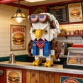 thumbnail image 3 of United States 250th Anniversary Bald Eagle Building Block Set,Collectible Display Brick Figures with Patriotic USA Themed Outfits,Perfect 4th of July & Home Decor Gift, 3 of 4
