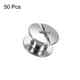 thumbnail image 3 of Uxcell 50 juegos de tornillos Chicago M5 x 5mm, tornillos de cabeza Phillips de metal para unir remaches de cuero, tono plateado, 3 of 6