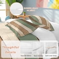 thumbnail image 3 of Farmhouse Sage Green Brown Bedding 3 Piece Duvet Cover Set Full Size, Country Vintage Wooden Soft Microfiber Comforter Cover with Zipper Closure & Pillowcases, Wrinkle & FadeResistant Quilt Cover, 3 of 9