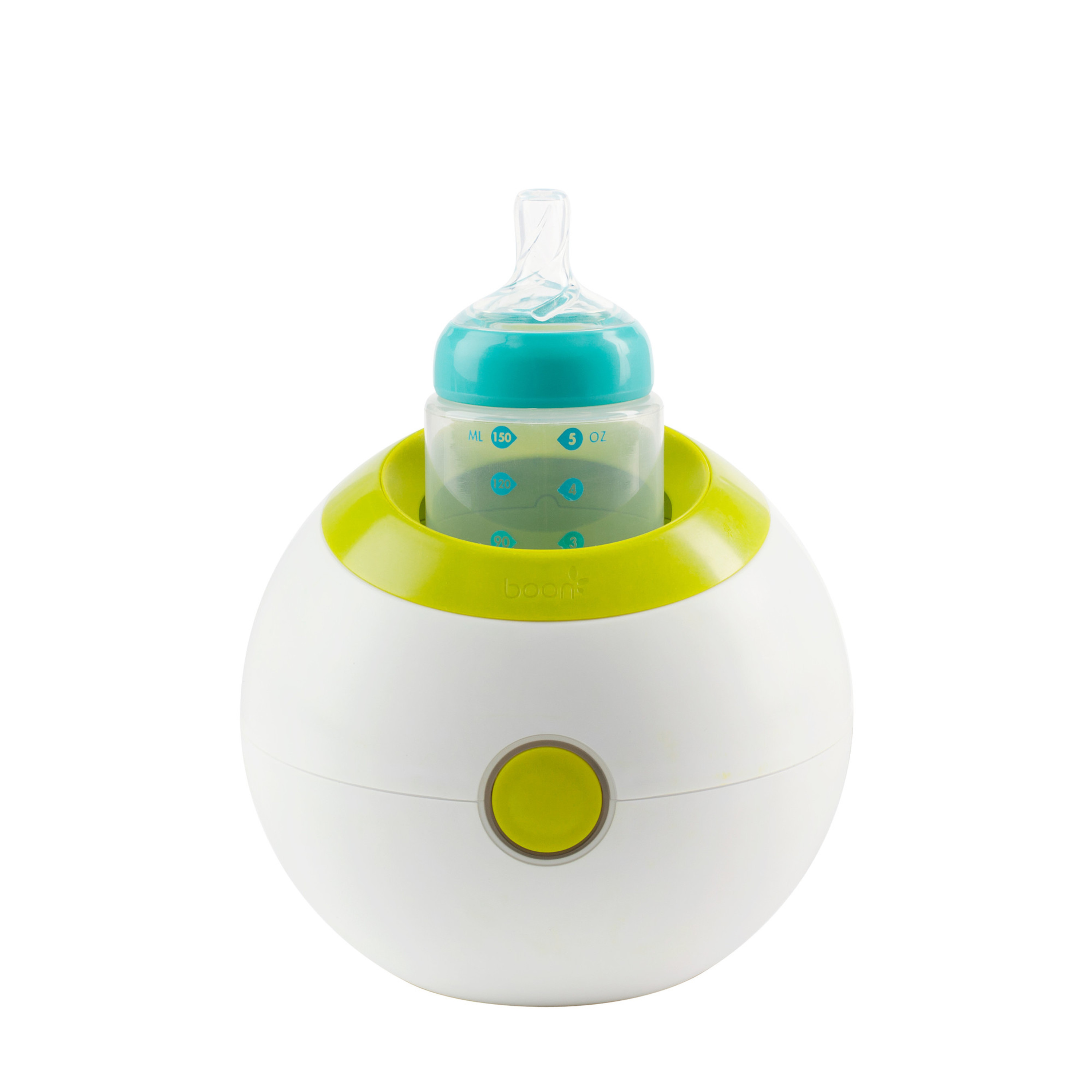 Boon Orb Bottle Warmer Fits Most Baby Bottles, Baby Bottle & Baby Food Warmer, Green + White - image 5 of 5