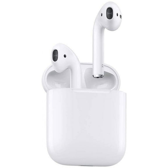 Pre-Owned Apple MMEF2AM/A AirPods Wireless Bluetooth Headset for iPhones with iOS 10 or Later White (Used Grade B)