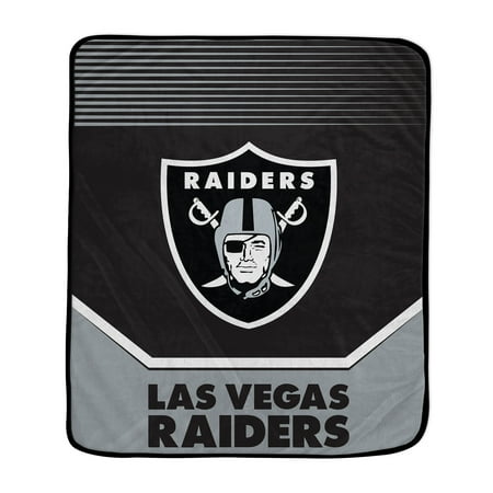 Pegasus Las Vegas Raiders 50- x 60- Half Tone Lines Tab Blanket