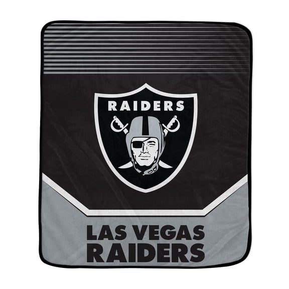 Pegasus Las Vegas Raiders 50- x 60- Half Tone Lines Tab Blanket