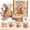 #-06B, variant on Patchwork Mouse DIY Kit, Floral Fabric Mouse Ornament Sewing Kit, All Materials Included, Beginner Friendly, Creative DIY Project for Craft Lovers C
