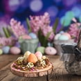 thumbnail image 4 of Kabnic Easter Decorations for The Home Easter Decoration Rattan Bird Nests Foam Colored Eggs Easter Table Decoration Scene Decoration, 4 of 9