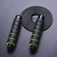 thumbnail image 3 of Skipping Rope Tangle-Free Gym Fitness Speed Jump Rope Cable Ball Bearing Foam Handles Aerobic Exercise, 3 of 9