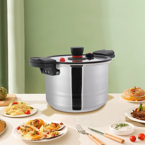 7.4Qt Large Stainless Steel Pressure Pot Pressure Pot Pressure Cooker for Family Kitchens, Restaurants