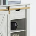 thumbnail image 4 of Furniture of America Mavis Sliding Door Wood Antique White Sofa Table, 4 of 6