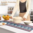 thumbnail image 2 of FREEAMG Winter Knitting Snowman Long Trivet Table Runner Non-Slip Heat Resistant Table Protector Waterproof Easy to Clean Christmas Tree Hot Pads Pot Holders Table Mats, 2 of 7