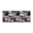 thumbnail image 2 of ERK Corridor Stone Patterned Carpet 3D Pebble Pattern Entrance Mat Slip Washable,50x120cm, 2 of 5