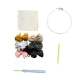 thumbnail image 3 of Kit de bordado para principiantes, kit de aguja perforadora, ovejas de animales, herramientas portátiles de dibujos animados para bricolaje,, 3 of 9