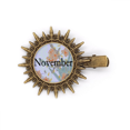 thumbnail image 1 of Narcissus Bloong November Design Pattern Hairpin Sun Headwear Retro Metal Clips Pin, 1 of 3