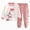 R121-Pink, variant on NOLDARES Boys Pajamas 2 Pieces Pajama Set for Boy Long PJs Sleepwear Soft & Cute for Kids Jmmies Clothes,Dark Blue,3-6 M