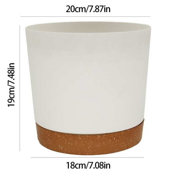 Promotion Sale! Nomeni Horticultural Water Basin Pots Indoor Black Plastic Flower Pots with Holes and Saucers Modern for Indoor Succulents Flowers Outdoor Material: Plastic Clearance Sale Green