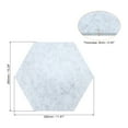 thumbnail image 2 of Self Adhesive Hexagon Wall Felt Bulletin Board Tiles Push Pins, Gray 2 Pack, 2 of 6