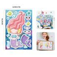 thumbnail image 6 of Dress Up Sticker Books for Girls Ages 3+, Reusable Puffy 3D Sticker Books for Toddlers, Include Princess Mermaid Fairy and Fashion Girl,Activity Books for Toddlers 3-5,16pcs, 6 of 7
