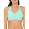 thumbnail image 5 of Fruit of the Loom Women's Shirred Front Racerback Sports Bra, Style-90011, 3-Pack, 5 of 11