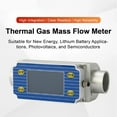 thumbnail image 5 of Thermal Gas Mass Flow Meter for Oxygen Hydrogen Argon Helium Methane Propane Digital Display Mass Flow Sensor, 5 of 7