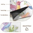 thumbnail image 5 of Spring Hummingbird Runner Rugs 2x6 ft Colorful Birds Floral Washable Hallway Rugs Non-Slip Floor Mats Absorbent Carpet Bedside Runners for Bedroom Kitchen Bathroom Laundry Room, 5 of 9