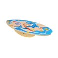thumbnail image 1 of jinwen Wooden Balance Board Balance Training Wobble Board for Fitness Home Exercise Blue, 1 of 9