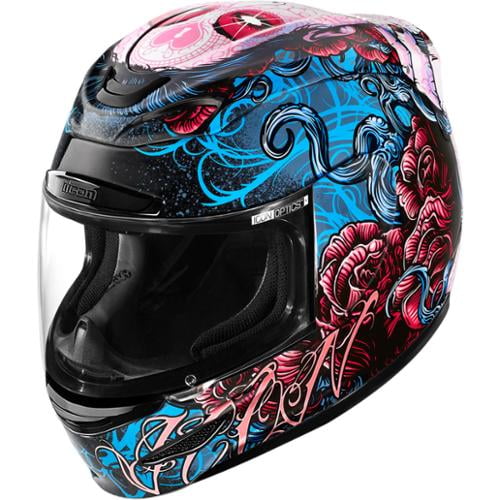 Icon Airmada Motorcycle Helmet Visor Blue