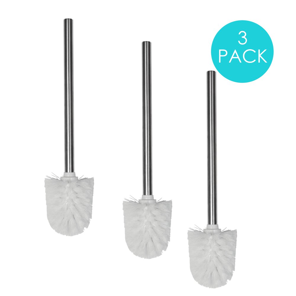 Stainless Steel Toilet Brush, Silver