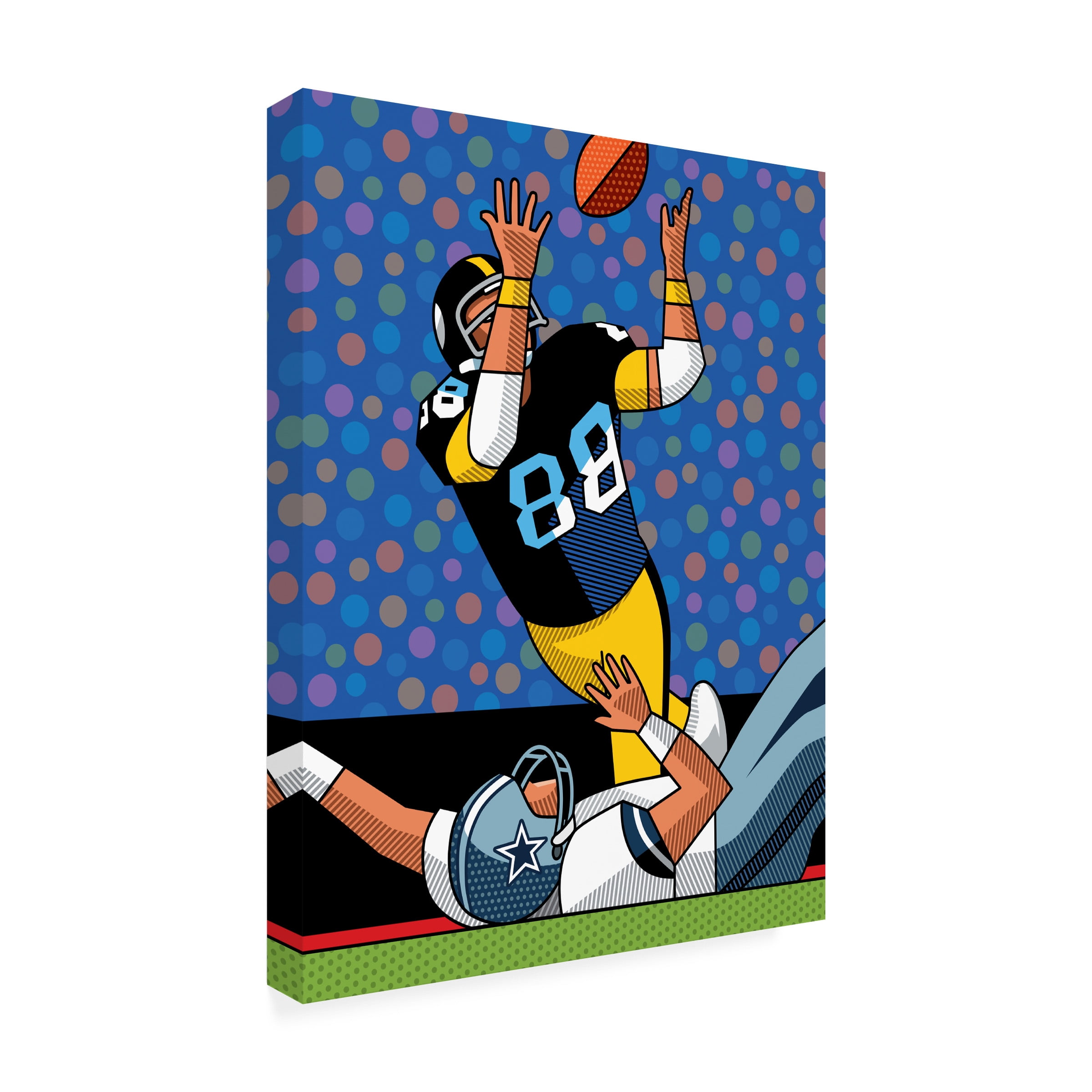 Ron Magnes 'Lynn Swann Super Bowl Catch' Canvas Art