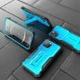 thumbnail image 7 of ExoGuard For iPhone 12 Pro Max Case, Phone Case with Screen Protector and Kickstand (Blue), 7 of 7