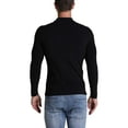 thumbnail image 4 of ANYFIT WEAR Men's Fleece Lined Mock Turtleneck Long Sleeve T Shirt Undershirt Top Thermal Pullover Sweater For Cold Weather, 4 of 7